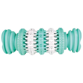 Дентална кучешка играчка Trixie Denta Fun bone кокалче от естествен каучук с аромат на мента 11 см